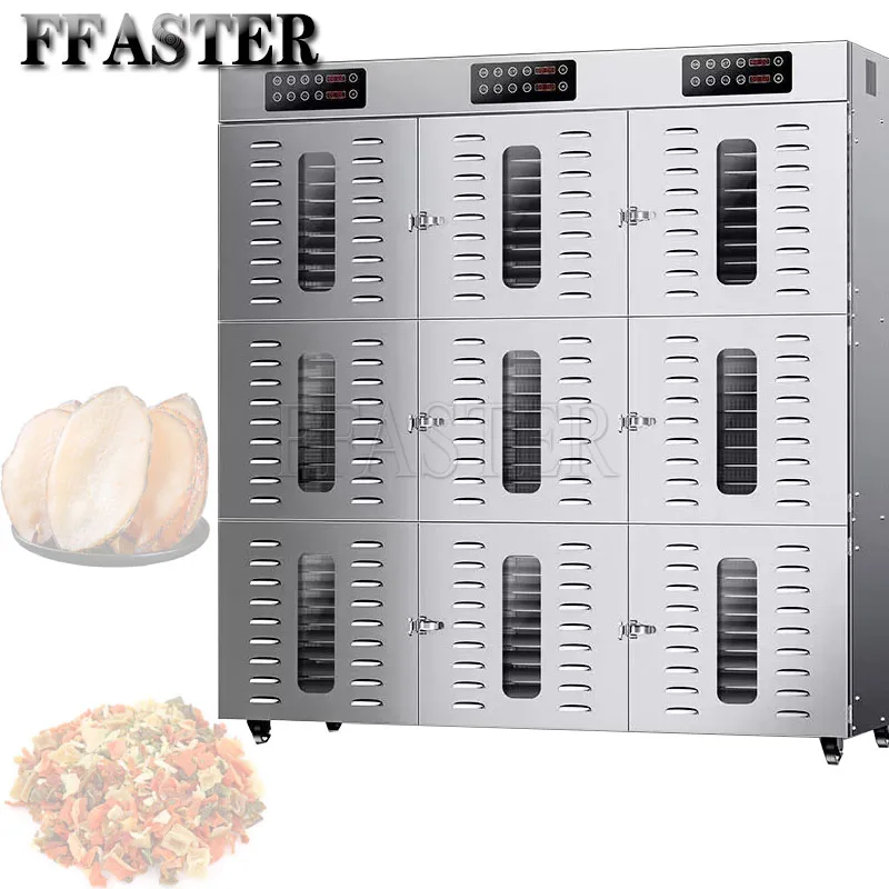 Food Dehydration Dryer Dried Fruit Machine Household  Commercial Smart Touch 90 Layer Capacity  Dehydrator