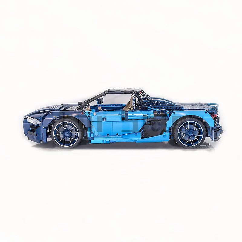 Novo MOC-63528 técnico super carro esportivo r8 spyder 42083 b modelo bloco de construção tijolos quebra-cabeça brinquedos diy presentes natal para crianças