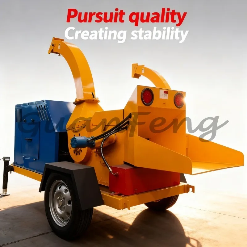 Dual Power Wood & Electric Garden Wood Chipper, Medium Mobile Tree Branch Shredder for Yard Waste