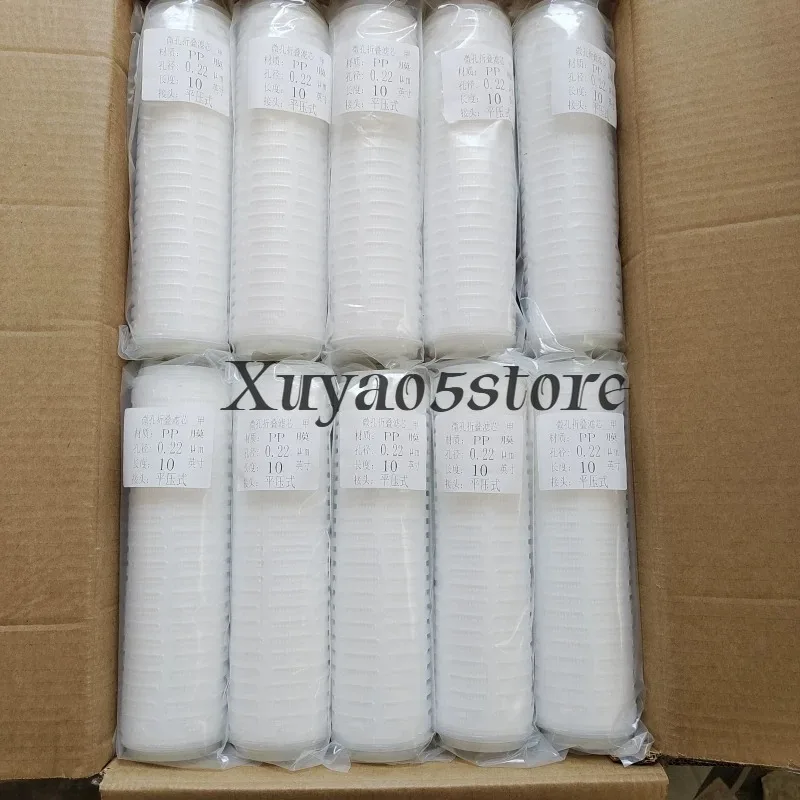 2 pieces of 10-inch 0.22 micron water filter parts manufacturing wine set, cotton membrane wine filter cartridge