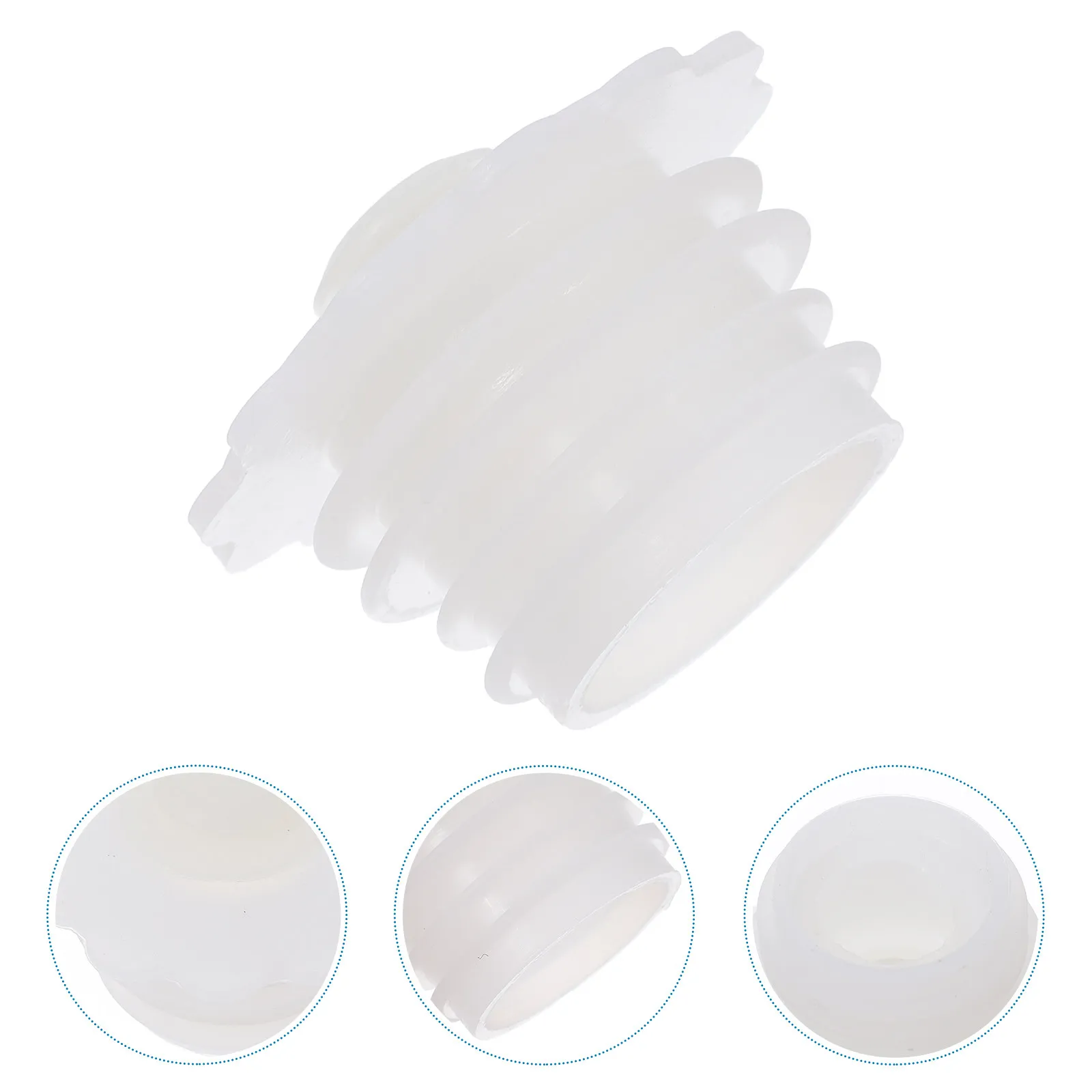 50mm Deodorant Ring Silicone Plug Cockroach Bathroom Deodorant Device Proof White Seal Bathroom Sewer Pipe Accessories Drainage