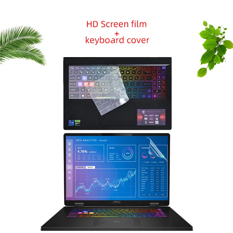 

Suitable for 18 inch MSI Crosshair 18 HX AI A2XWGKG A2XWFKG 2025 laptop screen protector film, computer keyboard film