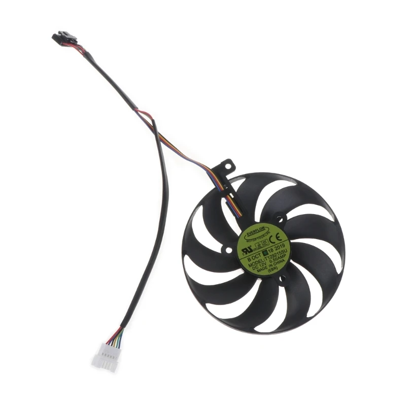 Dropship Graphics Card Cooling VGA Fan 4Pin 12V for ASUS Radeon 5700 XT 8GB TUF EVO image 3