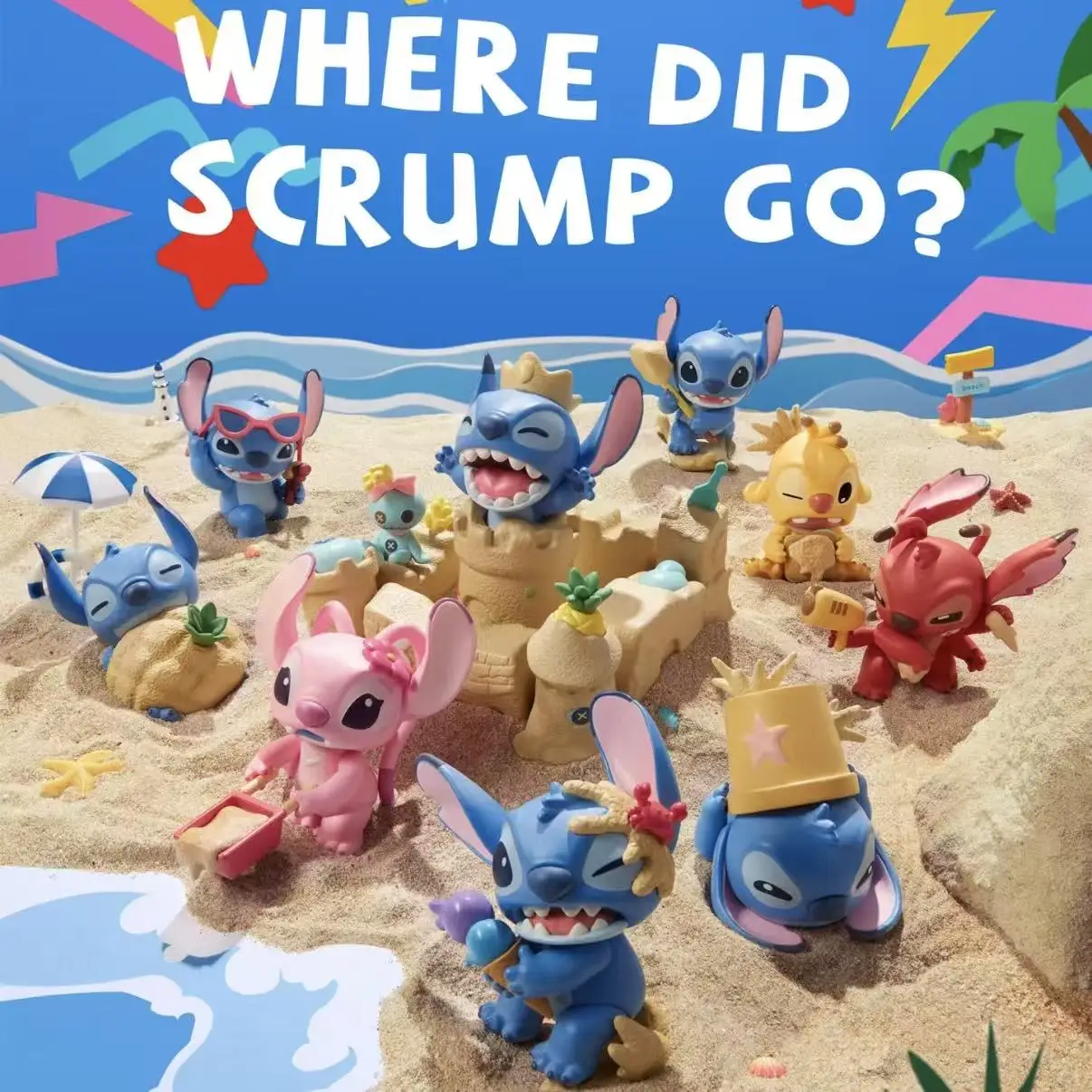 

Genuine Lilo & Stitch "Where Did Scrump Go" Series Blind Box Trendy Toy Model Desktop Ornaments Cartoon Peripheral Toy Gifts