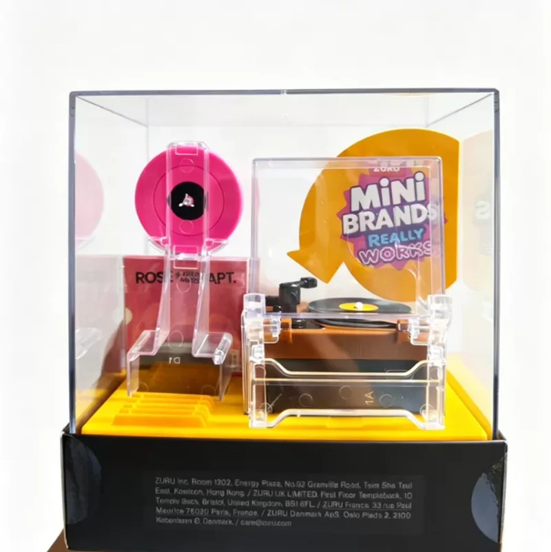 Новинка: Виниловый шарик-сюрприз Zuru Mini Brands с миниатюрными игровыми дисками – коллекционный подарок, идеальный для любителей музыки – миниатюра