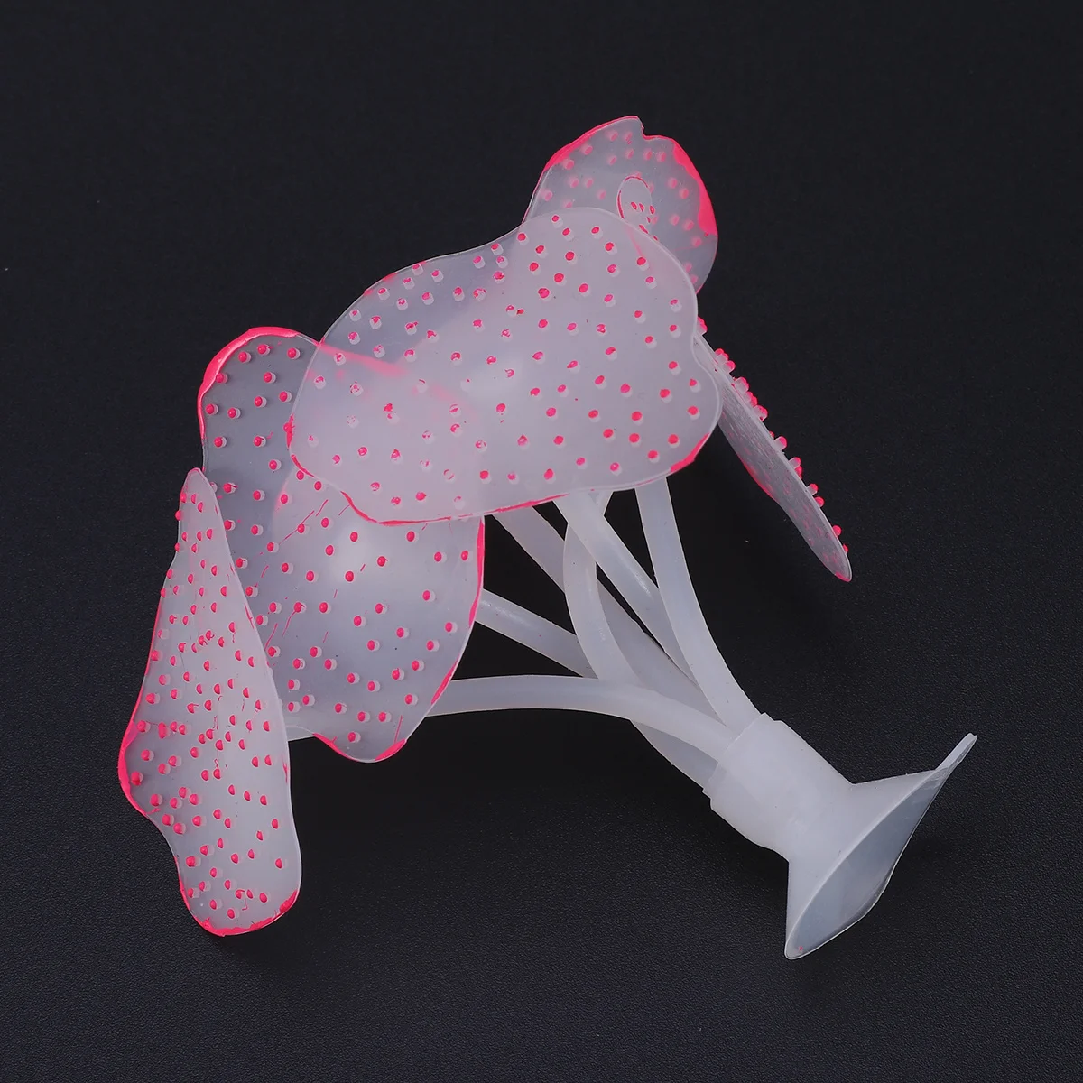 

Fluorescent Coral Decor Silicone Artificial Plant Lifelike Reptile Terrarium Ornaments Realistic No Odor Durable