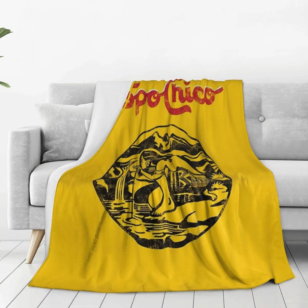 Aztec Princess - Topo Chico Agua Mineral Worn Blankets Fleece Super Soft Throw Blankets Throw Blanket For Home Throws Bedspread