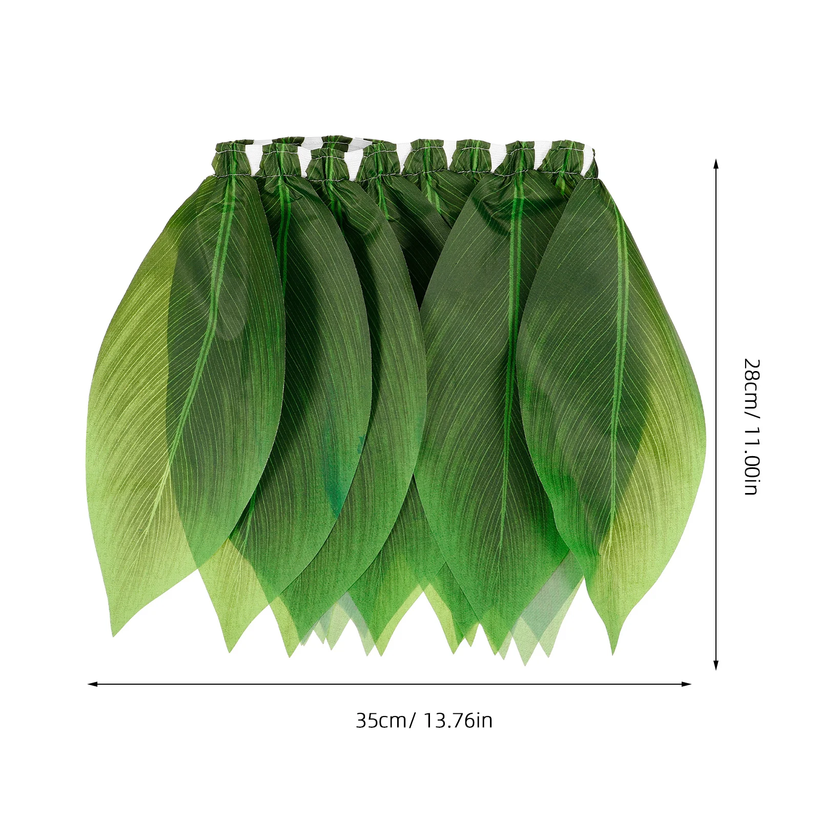 Hula saias para festa havaiana elástica, ideal para halloween, eventos de dança luau, fantasia de festival, confortável e leve