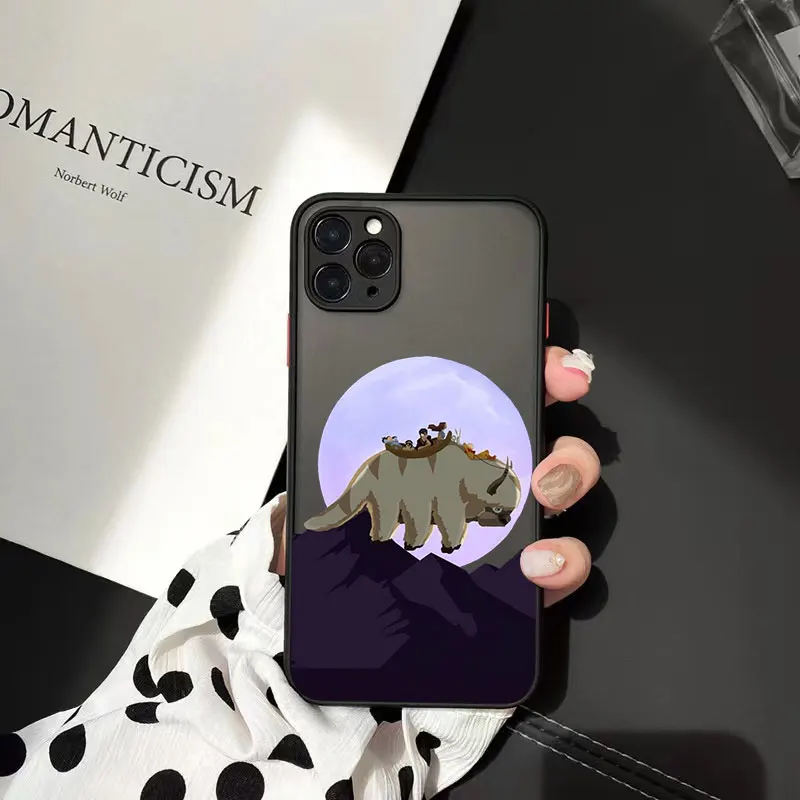 Avatar the Last Airbender Case for iphone 7 8 Plus 12 13 mini 11 12 13 PRO Max XR X XS Max SE 2020 Matte Translucent Case