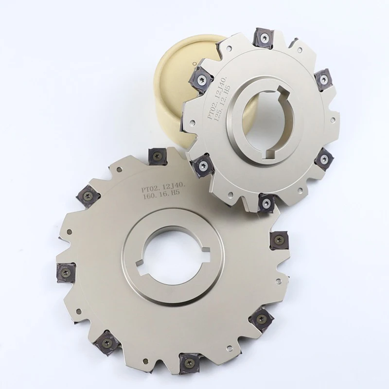 SMP01 CNC Milling Cutters T-slot PT02 Indexable Expendable Face Milling Cutter Head for XSEQ Carbide Inserts