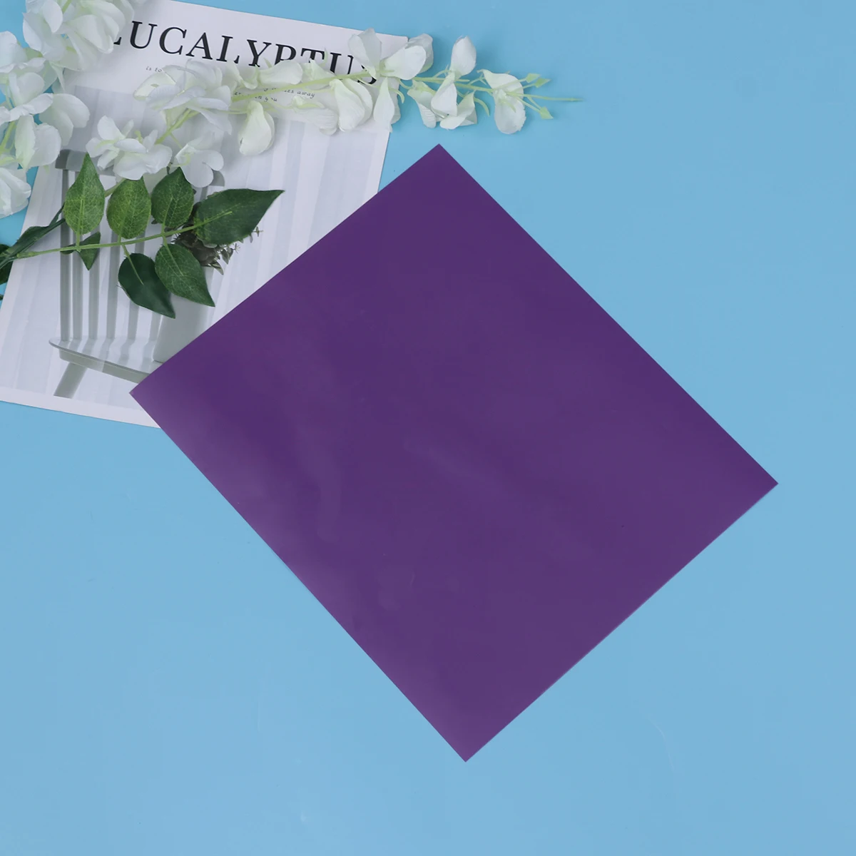 Fabric Transfer Paper Lettering Film Heat Shirt Vinyl for Clothes Purple Permanent