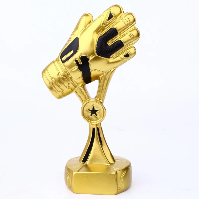 

Golden Gloves Trophy Football Best goalkeeper Football award Home decor