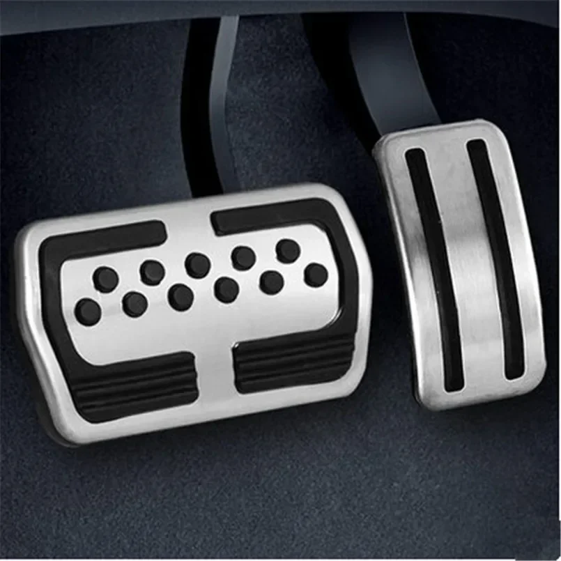 Car Gas Fuel Pedal Set Brake Pedals Rest Foot Pedal Covers for Ford Focus 2 3 4 MK2 MK3 MK4 RS ST Kuga Escape