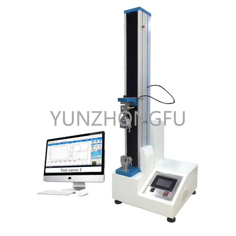 Computer control tensile test equipment single column universal tensile strength test machine price mask tension test special