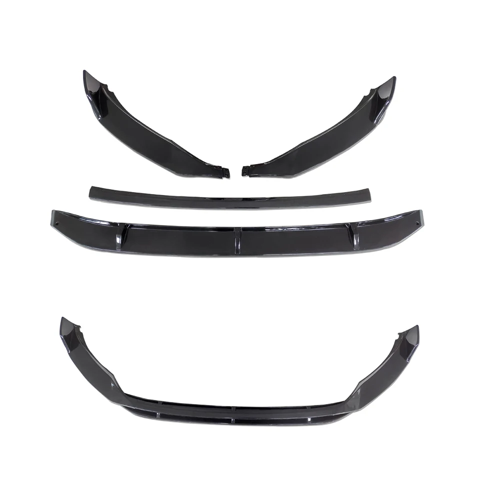 For VW Passat B8 2017 18 19 Front Bumper Lip Chin Spoiler Splitter Diffuser Bodykit Protection Guard Deflector Black Accessories