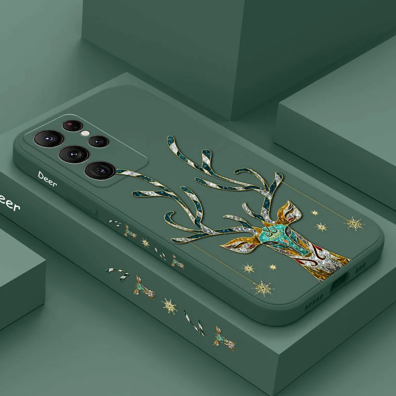 

Star Deer Phone Case For Samsung Galaxy S24 S23 S23 S22 S21 S20 Ultra Plus FE S10 S9 S10E Note 20 ultra 10 9 Plus Cover