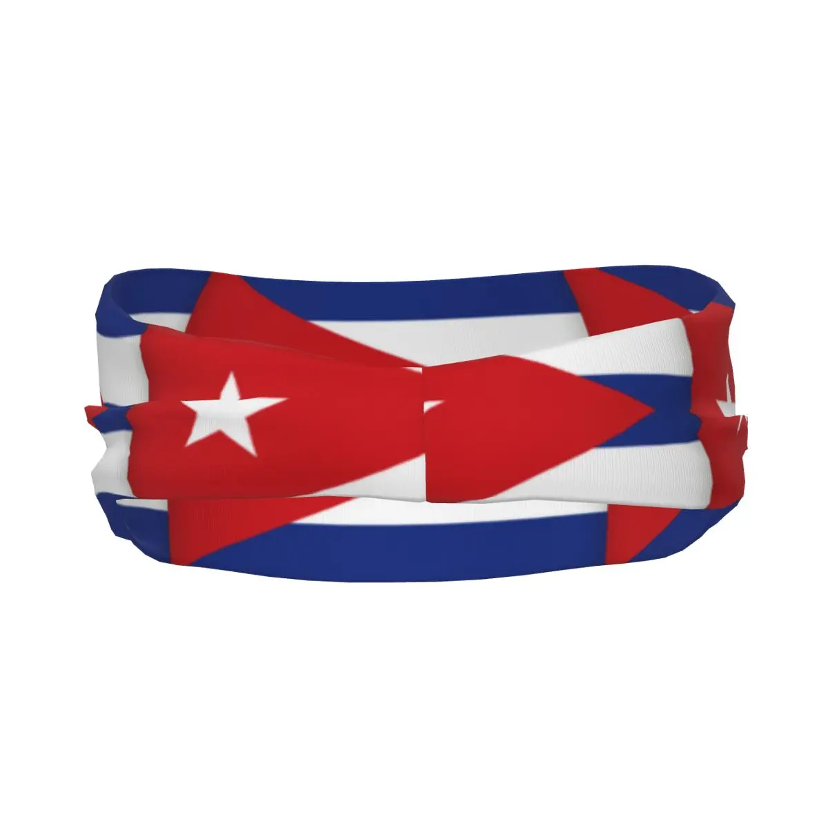 Flag Of Cuba Athletic Headband Elastic Sweatbands Women Men Basketball Sports Gym Fitness Sweat Band Volleyball Tennis