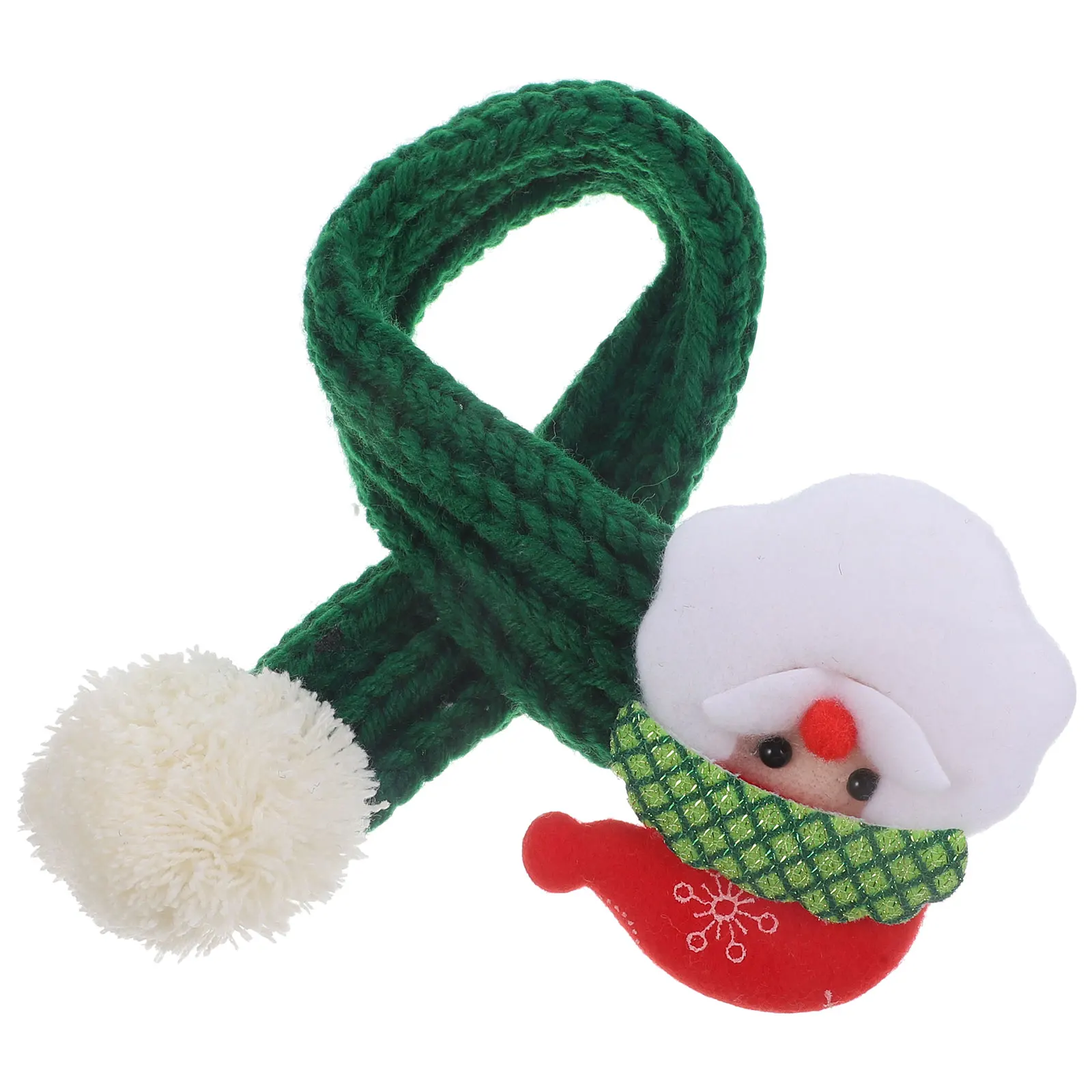 

Christmas Pet Scarf Cat Dog Knitted Warm Holiday Decorative Neck Accessory Winter Xmas Cat Christmas Scarf Pet Supply