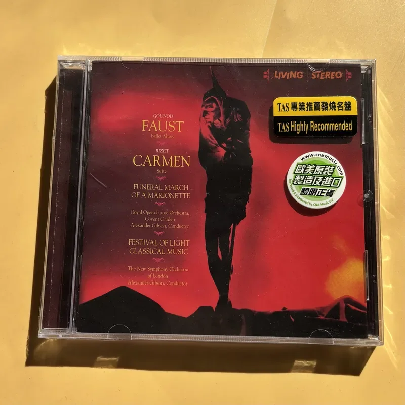 CD de Música Clásica: Fausto de Bizet, Carmen Suite, Fever, para Entusiastas de la Música Clásica y Artistas de Danza