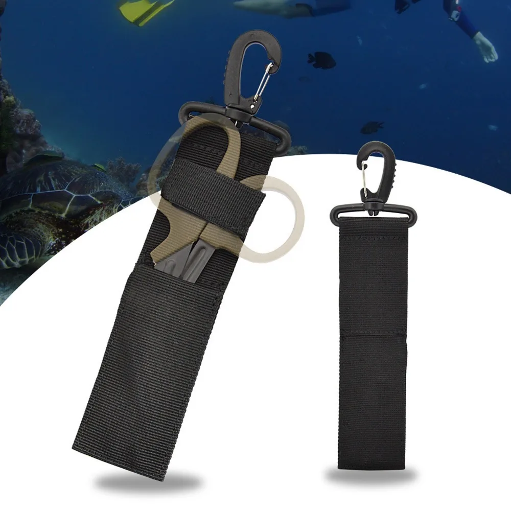 Portable Wearable Scuba Sea Snips Sheath Underwater Use Diving Scissors Storage Cover Elbow Snips Scuba Diving