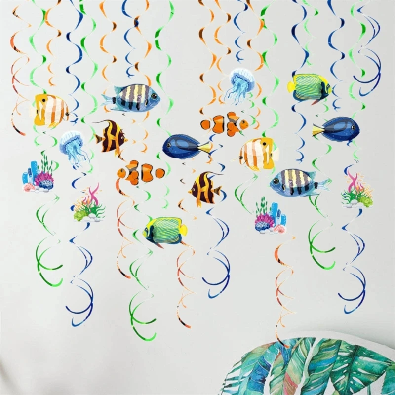 Party Decorations Wedding Party Ceiling Decorations Double Hangings Swirls Dropship