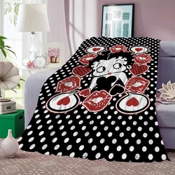 Cute Throw Blanket Luxury Blankets Characters B-bettys BoopS Warm Blanket for Winter Bed Blankets Sofa Decoration Home Interior