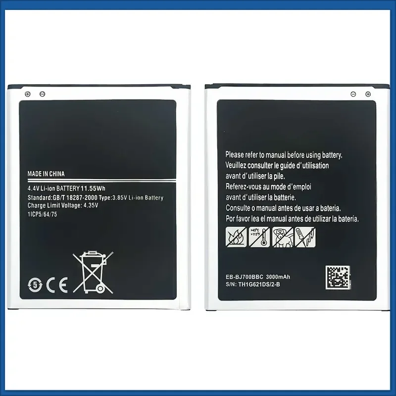 EB-BJ700BBC 3000mAh Mobile Phone Battery for Samsung Galaxy J7 J7000 J7009 J7008 J701F J700F SM-G6000 Lithium Battery