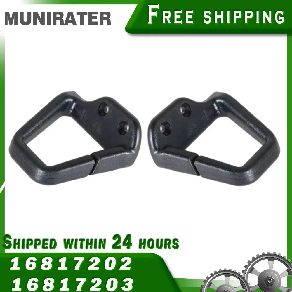 

2 Pcs 16817202 16817203 Convertible Ebony Black Seat Belt Shoulder Guides Replacement for Camaro Firebird 1993-2002