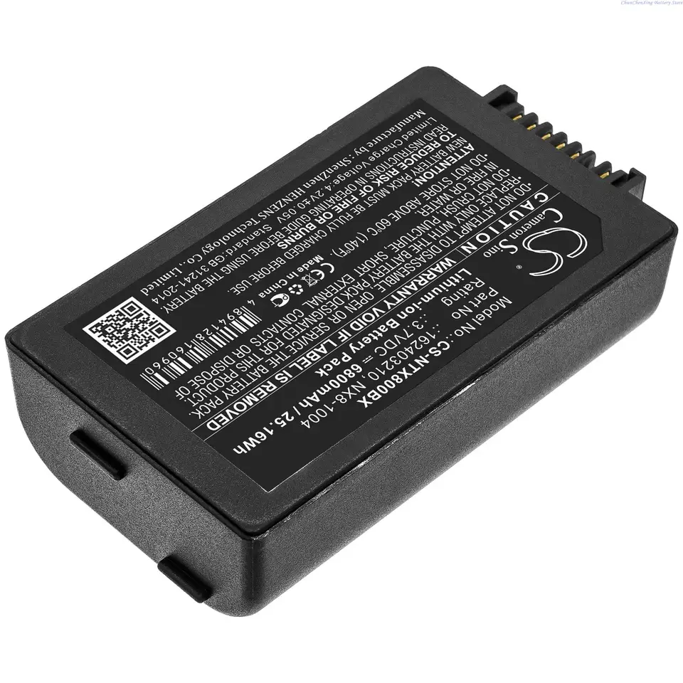 5200mAh/6800mAh Barcode Scanner Battery for Nautiz X8