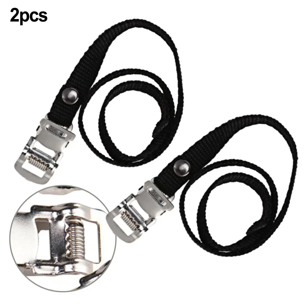 Nylon Adjustable Exercise Bike Pedal Toe Straps Shoelaces Tear Resistant Toe Clips Most Note Strap Total Length