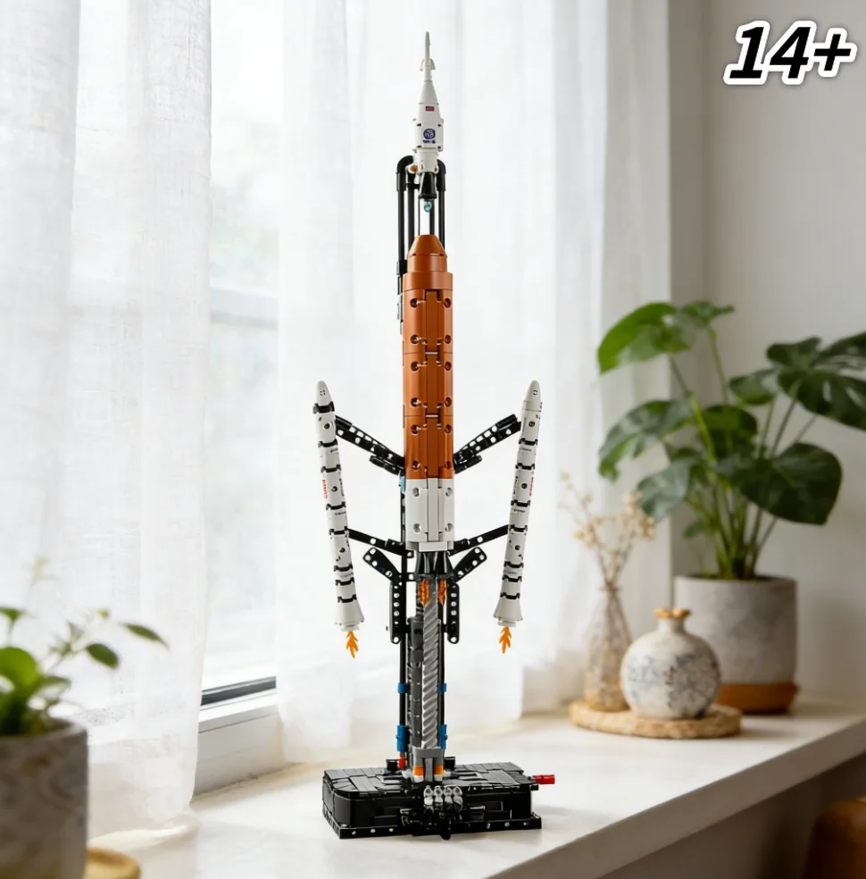 Nuevo Kit de Construcción de Cohete Espacial 2026, 632 Piezas, 42221, Nave Espacial Realista, Adorno para Escritorio del Hogar