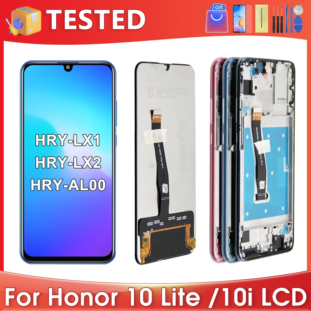 6.21''For HUAWEI Honor 10 Lite For  Honor 10i HRY-LX1 LX2 LCD Display Touch Screen Digitizer Assembly Replacement