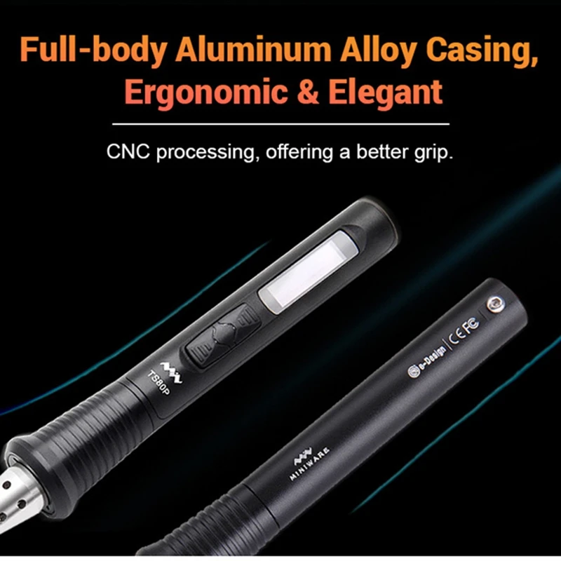 

MINIWARE TS80P Smart Soldering Iron PD QC Solder Cautin PortableJAS