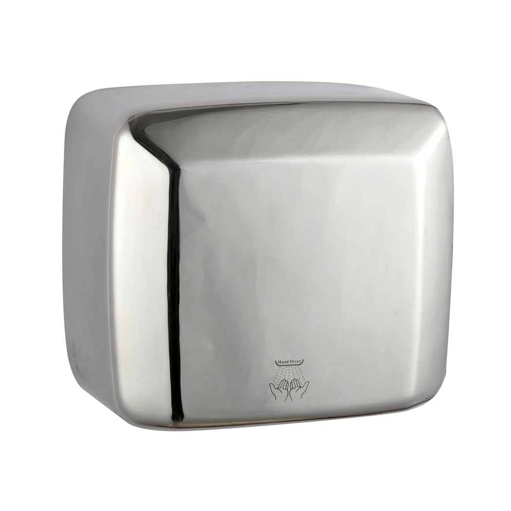 2300W Stainless Steel 304 high speed Sensor Automatic Wall Mounted hand dryer for hotel