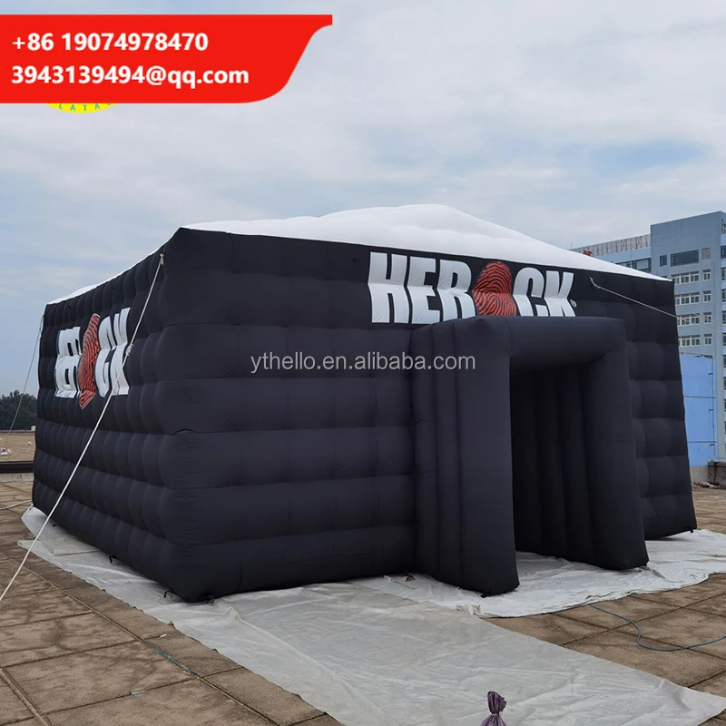 Lighted Party Giant Inflatable Tent Party Inflatable Nightclub Tent For Wedding Inflatable Club Party Tent With LED