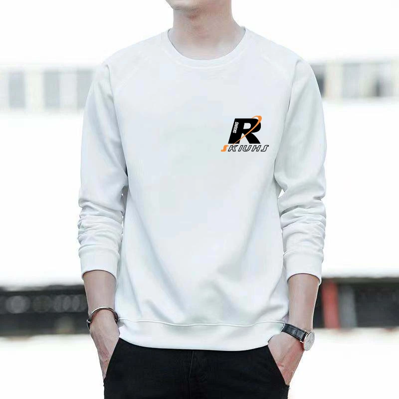 

Мужская толстовка свободного кроя с длинным рукавом, весна-осень, легкая, с круглым вырезом, повседневная, в уличном стиле, с китайским принтом