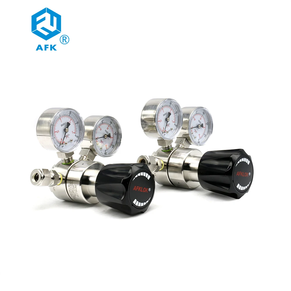 

Panel Mounted Brass High Flow Nitrogen Pressure Regulator 40 bar