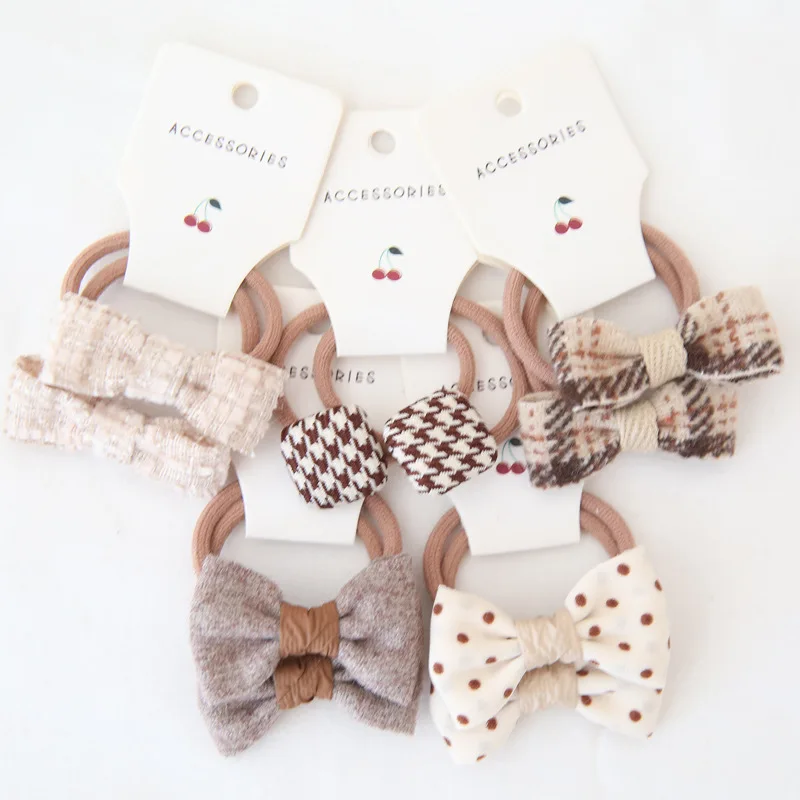 Baby Haar Band Meisjes Stropdassen Bows Elastische Rubberen Band Scrunchies Elastique Cheveux Fille Haar Kinderen Haar Accessoires Kids Haarband haar elastiekjes meisje haarband meisje baby haar accessoires meisje