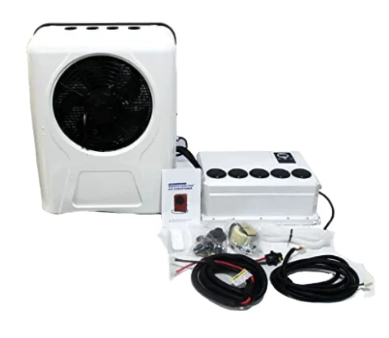 12V/24V Wall-Mount Parking Air Conditioner AC Compressor Electric Cars Trucks Battery-Powered System