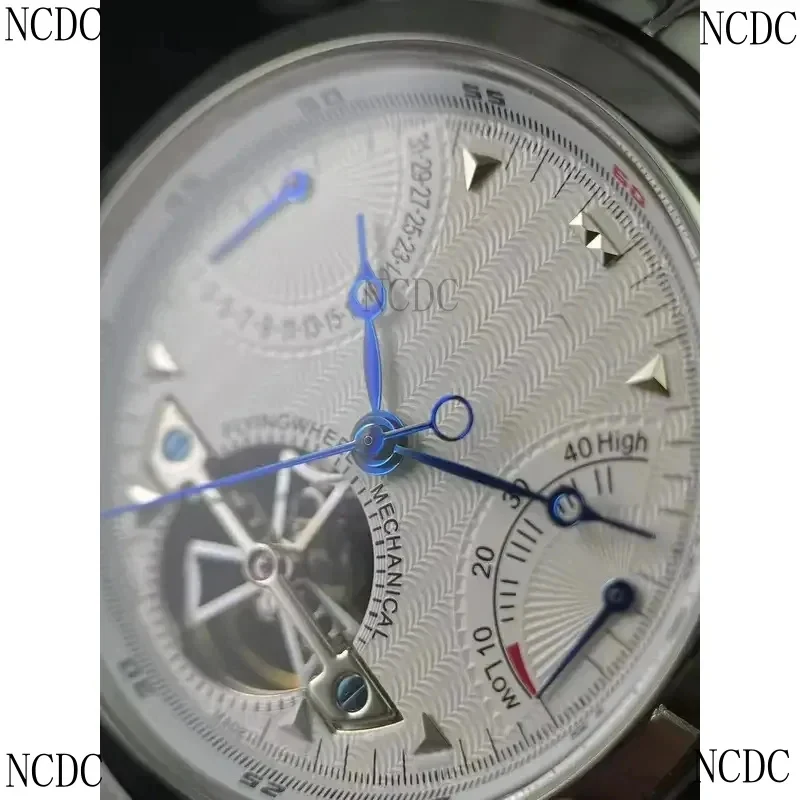 Seagull Movement Steel Strip Automatic Mechanical Advanced Flywheel Flyback Design Multi Functional Sports Men'S Watch Wat