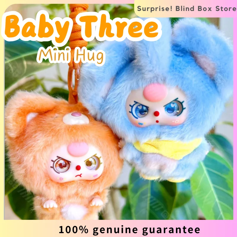 

Baby Three Mini Hug Series Виниловая плюшевая слепая коробка Симпатичные куклы Игрушки Хэллоуин Брелок Рюкзак Декор Таинственная коробка Коллекционные подарки