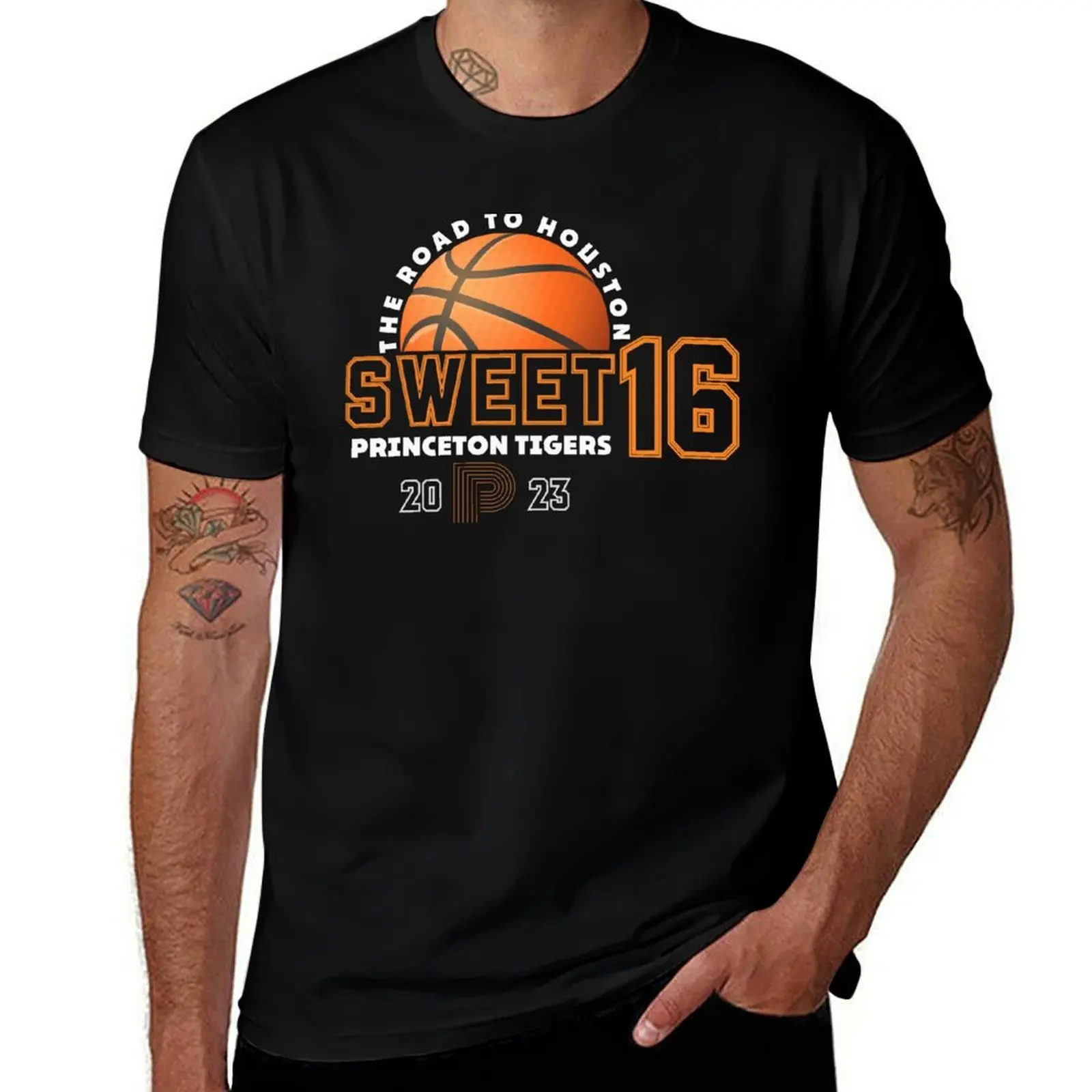 

Princeton Tigers Sweet 16 2023 T-Shirt for a boy graphic t shirts graphic t shirt vintage mens white t shirts
