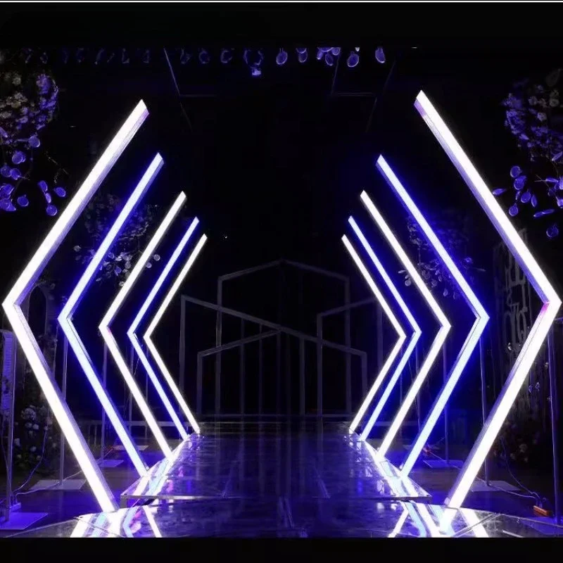 

Double-sided arch wedding decoration, road guide decoration