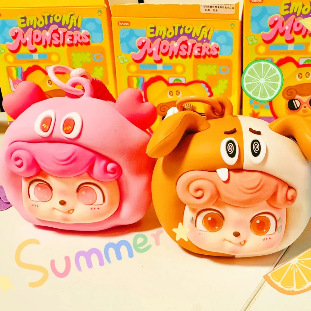 

Q.Kid Emotional Hairy Monsters Series Cute Earphone Bag Blind Box Pendant Decoration Trendy Toy For Hobbies