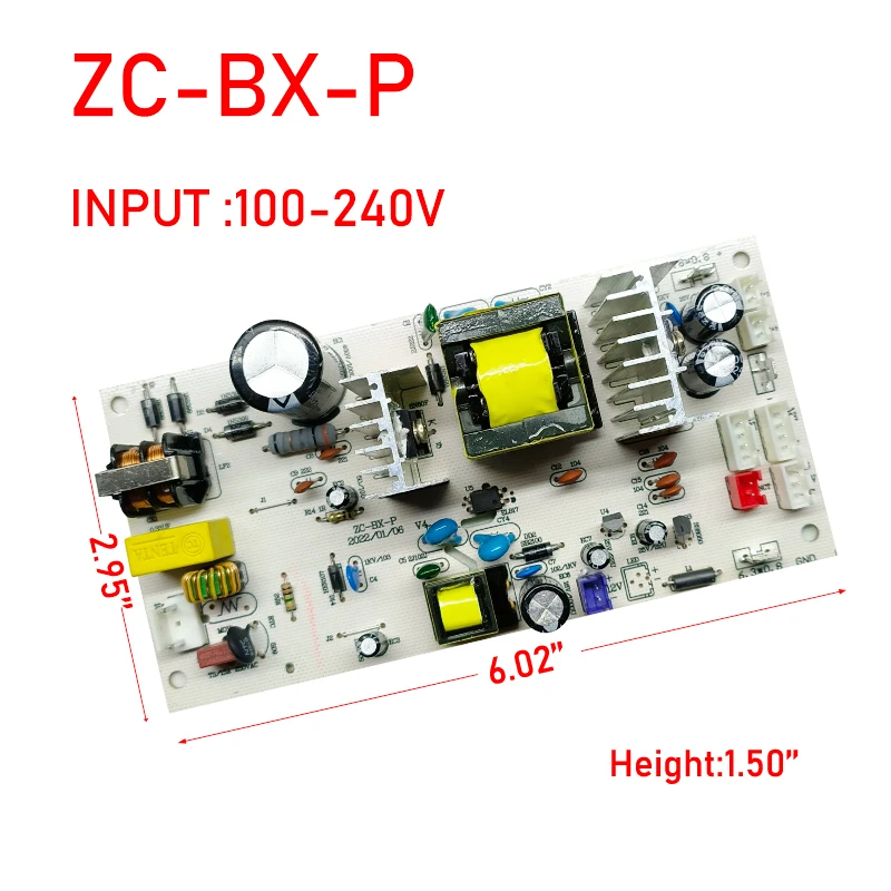 ZC-BX-P Red Wine Cabinet Power Board Main Board Power Supply Refrigerator Accessories Circuit Board  100-240V