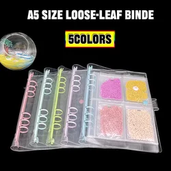 A5 Size Loose-leaf Binder For Diamond Painting Storage Collection Accessories DMC447 Stickers Opp Self-Seal Bags Tools Kits