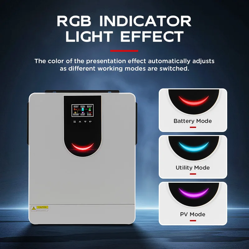 SY1.0K12, 1000W, inversor solar tudo-em-um inversor solar 1KW-10KW onda senoidal pura inversor de armazenamento de energia doméstica