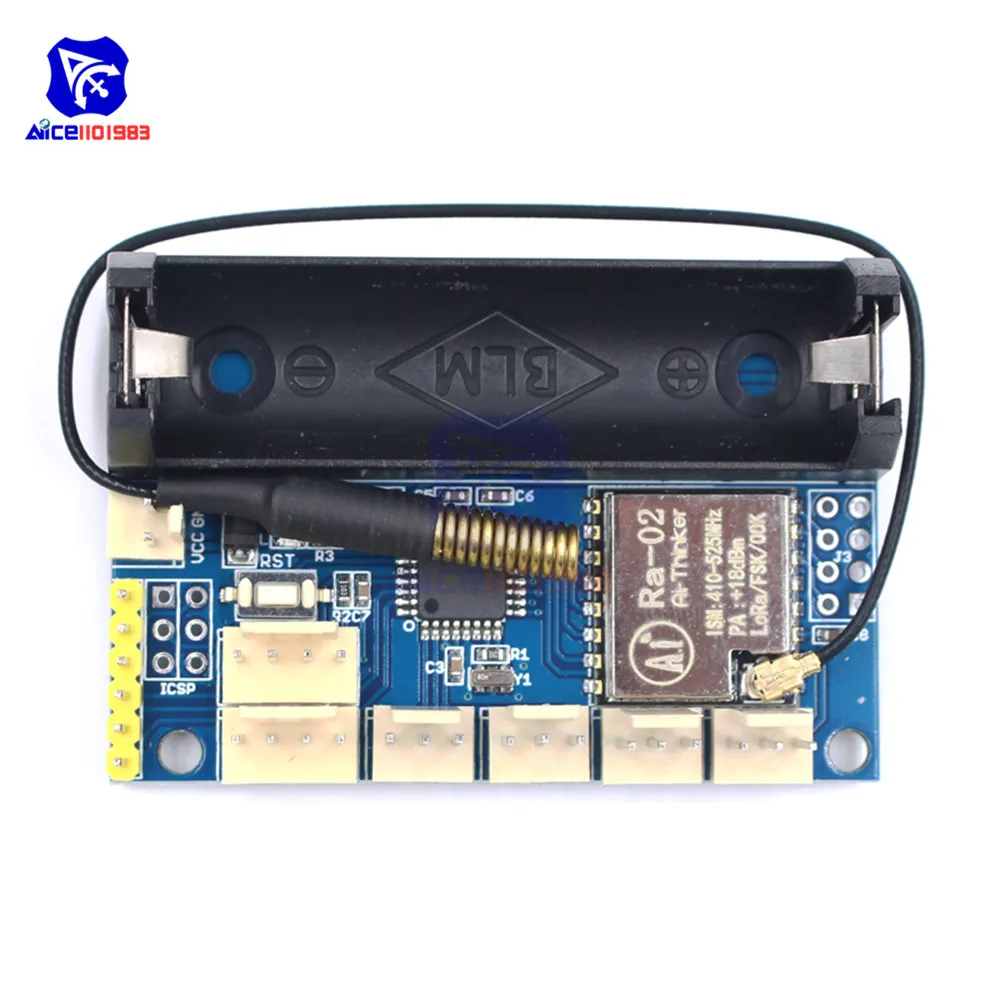 RoLa SX1278 Radio Node v1.0/v2.0 433MHz/868MHz/915MHz ATmega328P RFM98 2.4G Wireless Spread Spectrum Module Antenna for Arduino