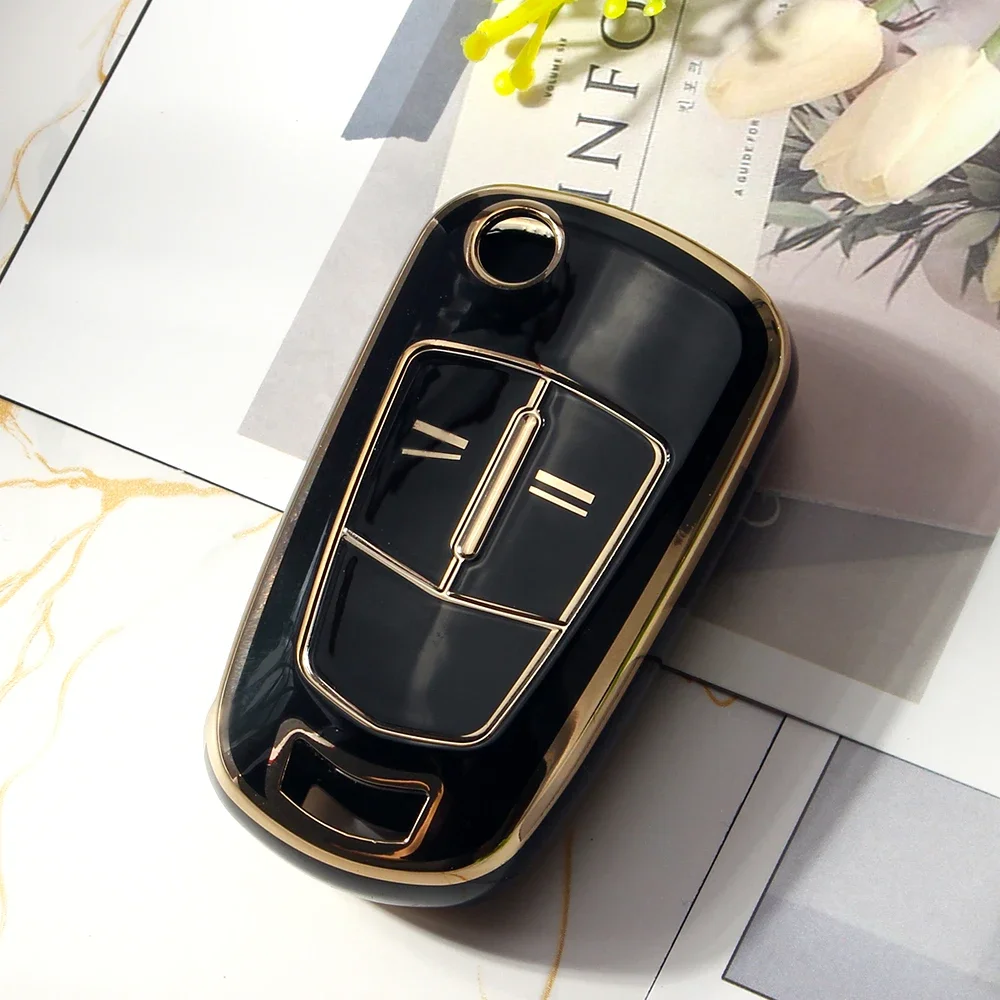 KEYYOU فوب بولي TPU حافظة مفاتيح السيارة عن بعد غطاء شل لأوبل فوكسهول أسترا J كورسا D إنسيجنيا فيكترا C زافيرا سيجنوم
