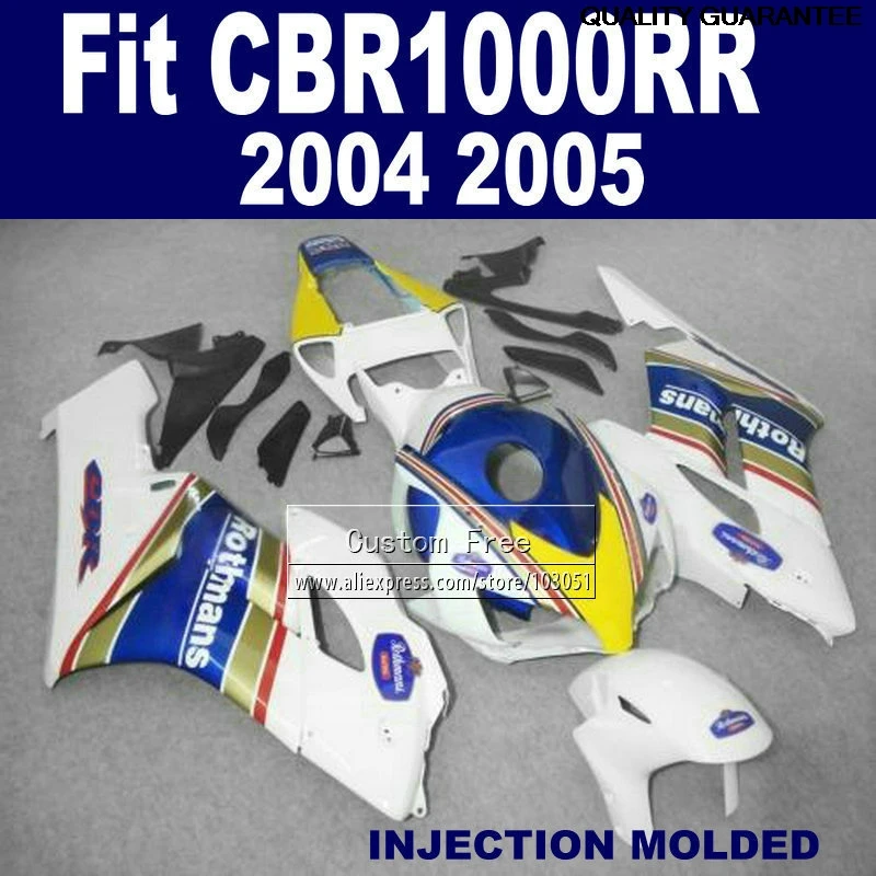 

New Custom ABS Injection fairing kit for 2004 2005 Honda CBR1000RR CBR 1000 RR 04 05 CBR1000 RR Rothmans fairings bodykit